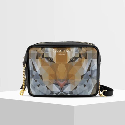 Tizy Bag di Gracia P - Made in Italy - Tiger puzzle