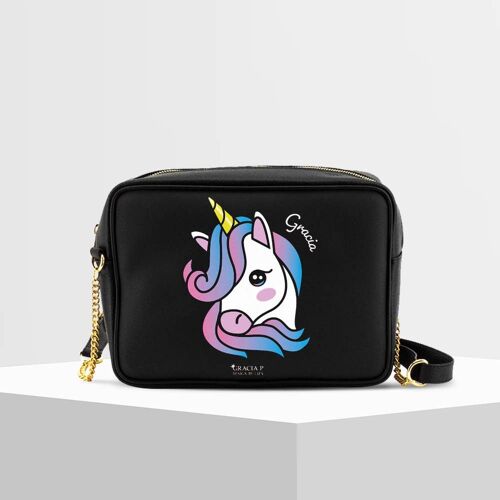 Tizy Bag di Gracia P - Made in Italy - Unicorno col tuo nome