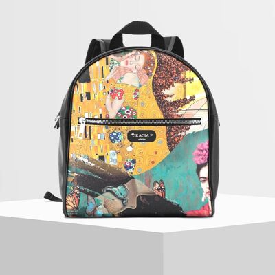 Backpack by Gracia P - Backpack - Made in Italy - Art mix