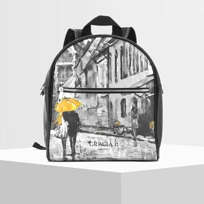 Backpack by Gracia P - Backpack - Made in Italy - City vintage