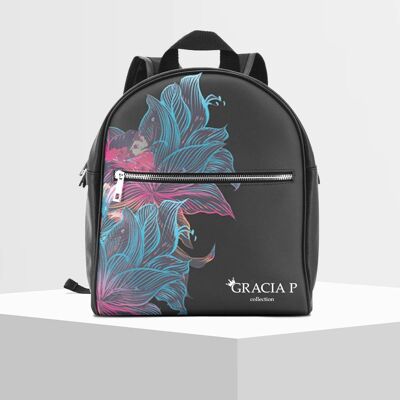 Gracia P Backpack - Backpack - Made in Italy - Multico flower