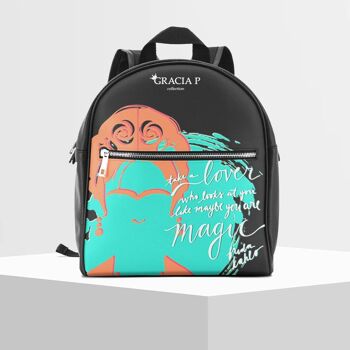 Sac à dos de Gracia P - Sac à dos - Fabriqué en Italie - Phrase Frida 1