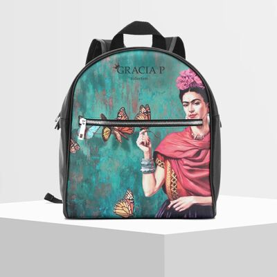 Gracia P backpack - Backpack - Made in Italy - Frida farfall