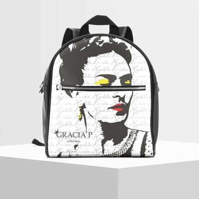 Gracia P Backpack - Backpack - Made in Italy - Frida pop art