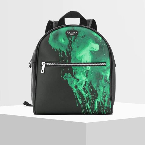 Zaino di Gracia P - Backpack - Made in Italy - Green smoke