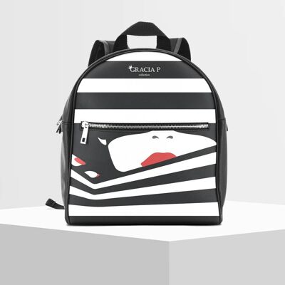 Gracia P Backpack - Backpack - Made in Italy - Lady stripes