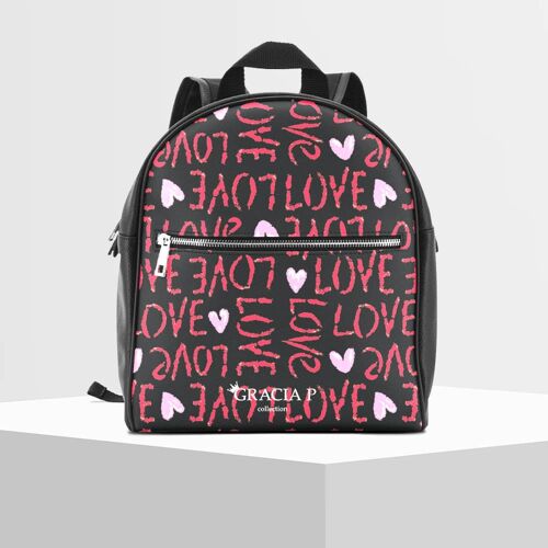 Zaino di Gracia P - Backpack - Made in Italy - Love pattern