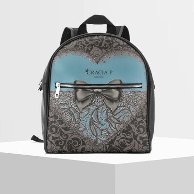 Gracia P Backpack - Backpack - Made in Italy - Love embroidery