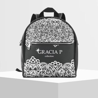 Gracia P Backpack - Backpack - Made in Italy - Lace art