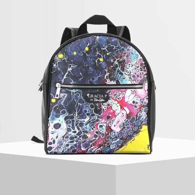 Backpack by Gracia P - Backpack - Made in Italy - Abstract world