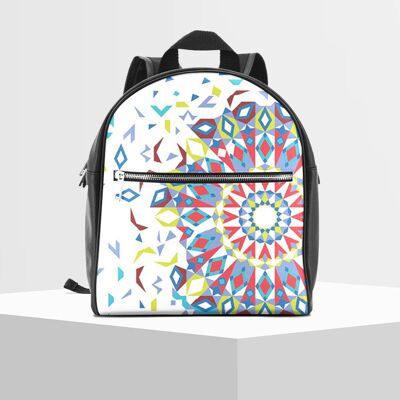 Mochila de Gracia P - Mochila - Made in Italy - Mosaico White