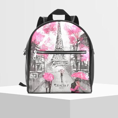 Gracia P Backpack - Backpack - Made in Italy - Paris vintag