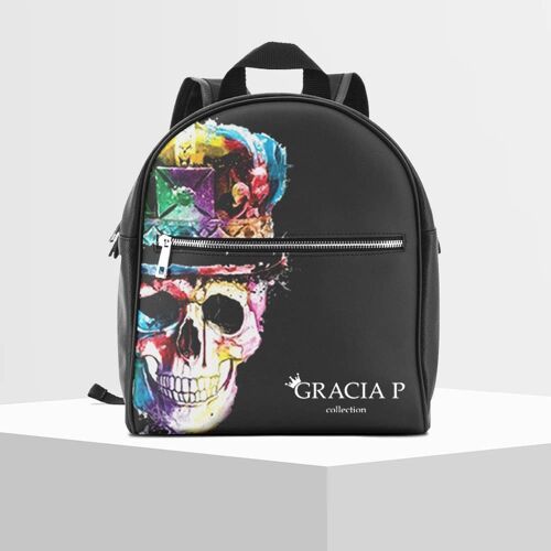 Zaino di Gracia P - Backpack - Made in Italy - Skull colors