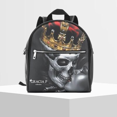 Zaino di Gracia P - Backpack - Made in Italy - Skull kiss