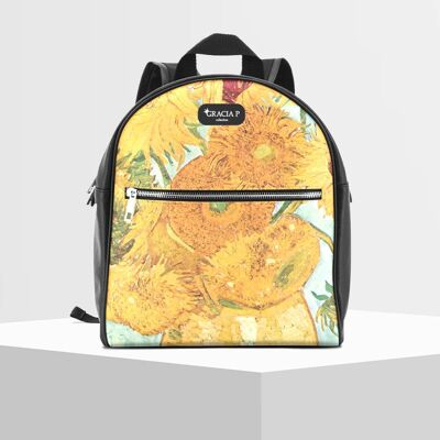 Backpack by Gracia P - Backpack - Made in Italy - Sunflowers