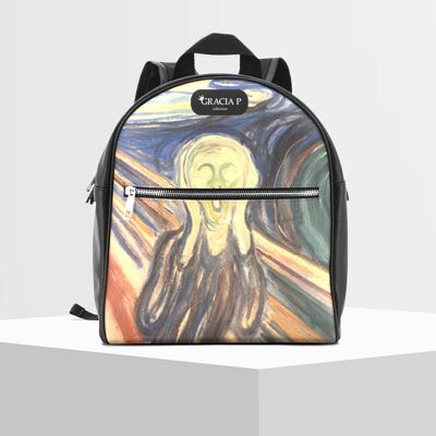 Gracia P Backpack - Backpack - Made in Italy - Scream Munch