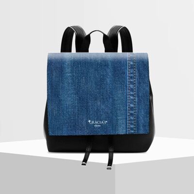 Molly Denim Backpack by Gracia P