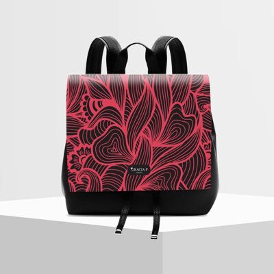 Molly backpack by Gracia P - Backpack - Abstract Flowers