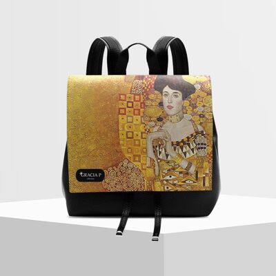 Molly backpack by Gracia P - Backpack - Woman in gold