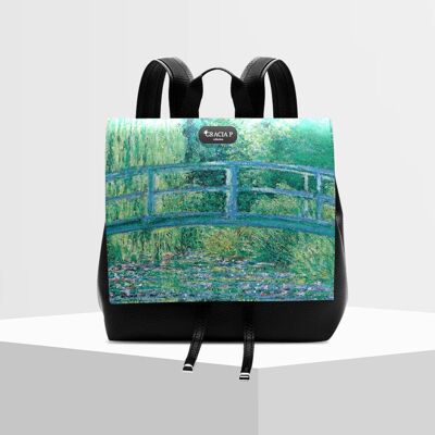 Molly di Gracia P Backpack - Italian Backpack - Water Lilies