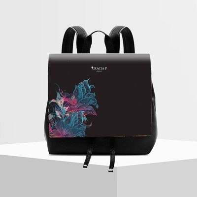Molly Multicolor Flower Backpack by Gracia P