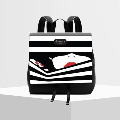 Molly Lady Stripes Backpack by Gracia P
