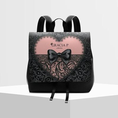 Molly love backpack with embroidery effect by Gracia P
