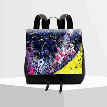 Sac à dos Molly Abstract World par Silvia Guglielmi feat Gracia P 1