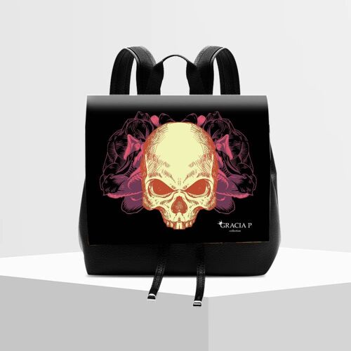 Zaino Molly Teschio di Fuoco di Gracia P - Backpack skull