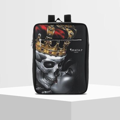 Zaino Travel di Gracia P - backpack -Made in Italy- skull ki