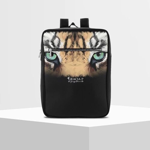 Zaino Travel di Gracia P - backpack -Made in Italy- Tiger