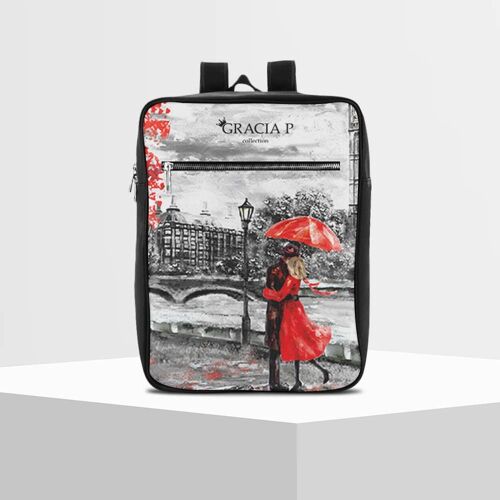 Zaino Travel Gracia P- backpack -Made in Italy- London vinta