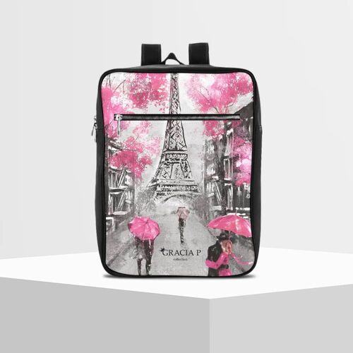 Zaino Travel Gracia P- backpack -Made in Italy- Parigi vinta