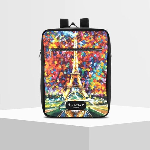 Zaino Travel Gracia P- backpack -Made in Italy- Paris colors