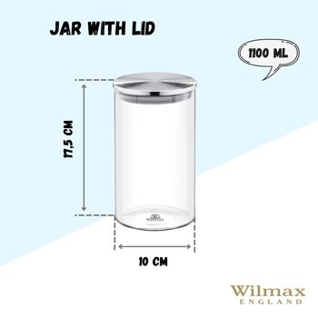 JAR WITH METALL LID WL-888515/A 6