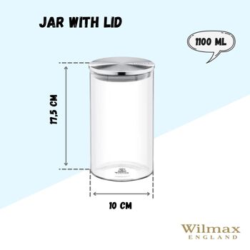 JAR WITH METALL LID WL-888515 / A 3
