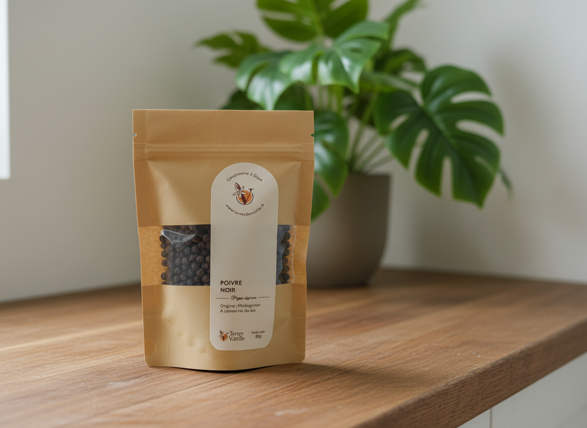 Black pepper from Madagascar - 50g sachet