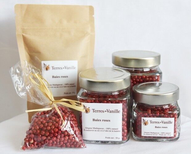 Rosa Beeren - Glasdose, 50gr