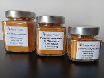 Curcuma - Pot en verre, 120gr 2