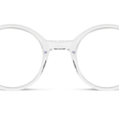 Große Anti-Blaulicht-Brille aus Holz und ökologischem Acetat. unisex-