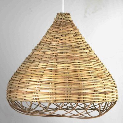 Palm Lampshade, hand woven - Lampenschirm, handgeflochten aus Palm
