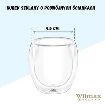 DOUBLE WALL GLASS 500ML WL‑888764/A 6