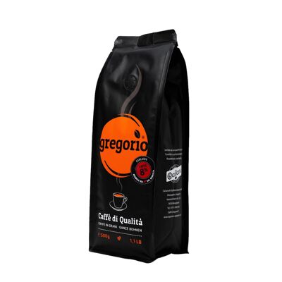 Kaffee Espresso gregorio 8 ½ Exklusiv Blend 1 Kg Bohnen