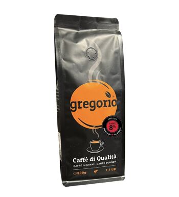 Café Espresso Gregorio 8 ½ Exclusif 500 g grains 1