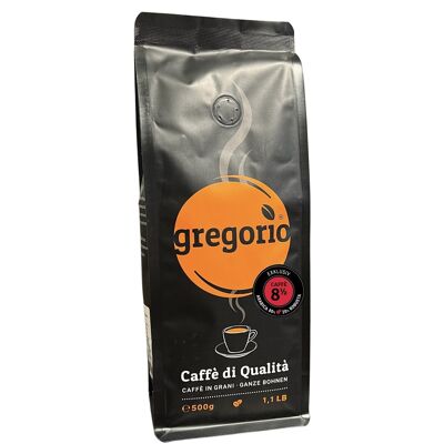 Café Espresso Gregorio 8 ½ Exclusivo 500 g en grano