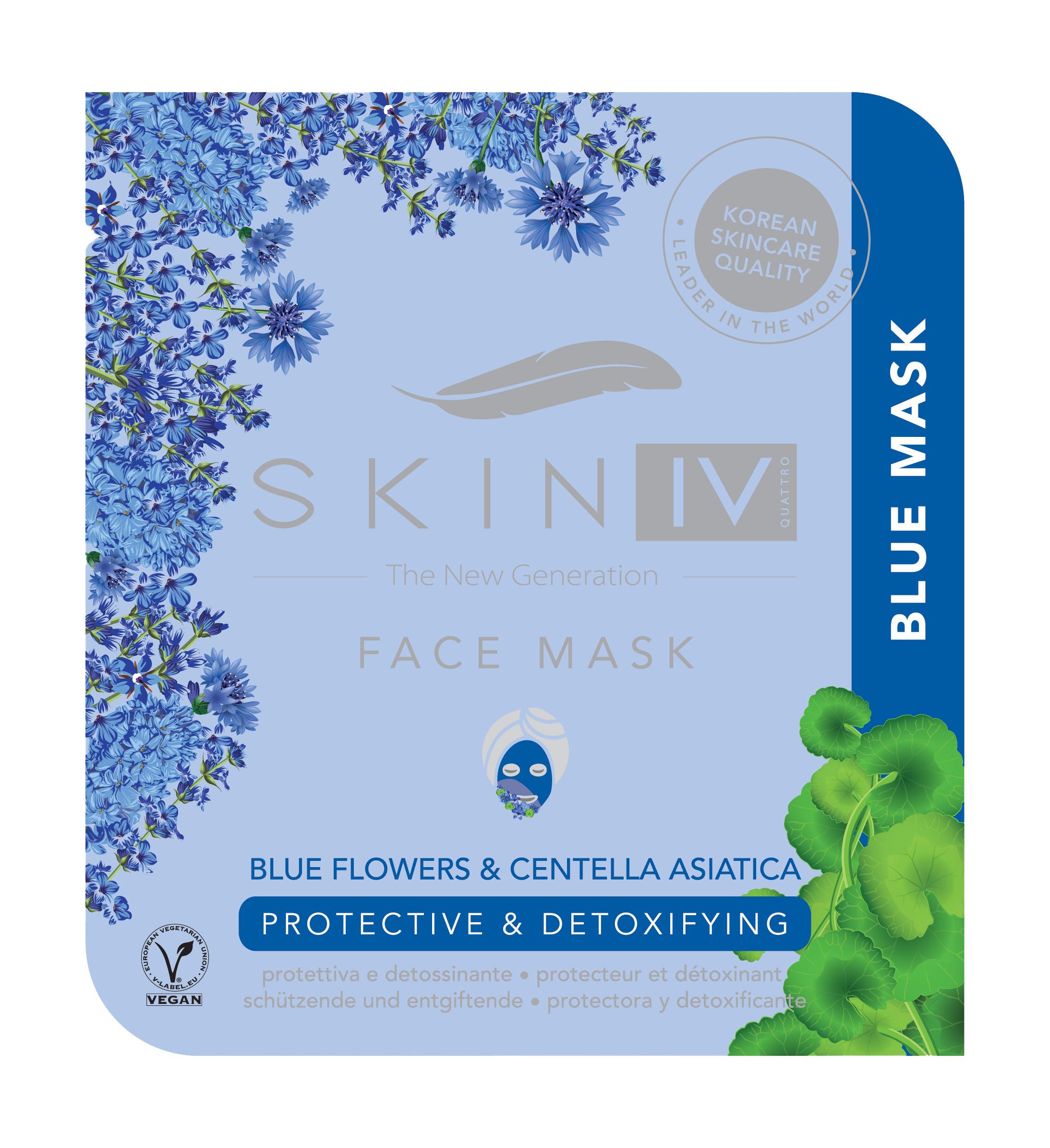 ANTI-SMOG AND DETOXIFYING - protective and detoxifying face mask, vegan