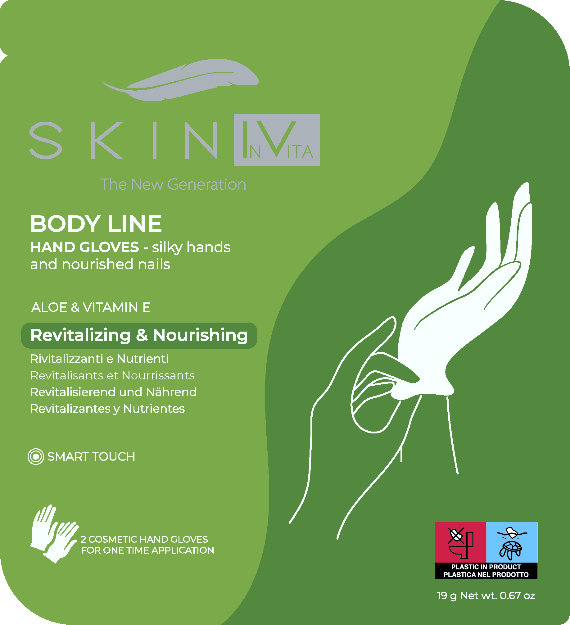 SILKY HANDS IN ONE CLICK - nourishing hand mask