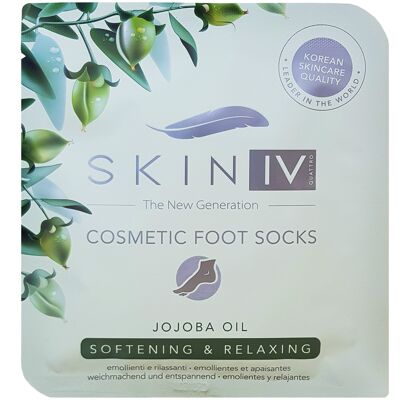 EMOLLIENT AND RELAXING COSMETIC SOCKS