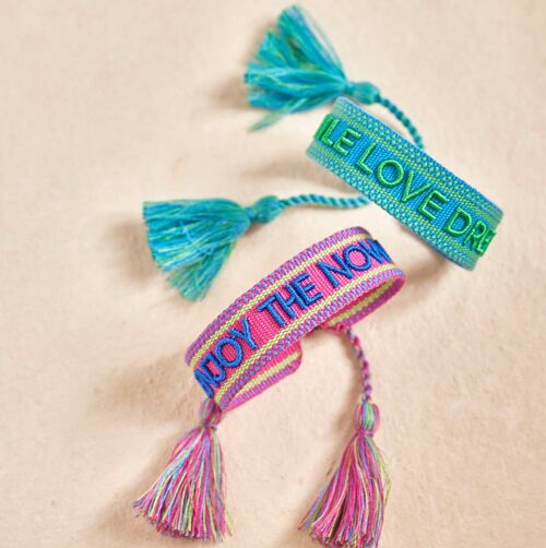 Smile love dream Statement Armband