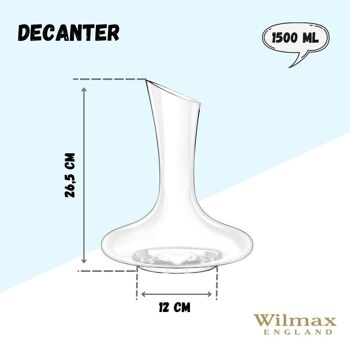 DECANTER 1500 ML IN COLOR BOX WL‑888332/1C 4